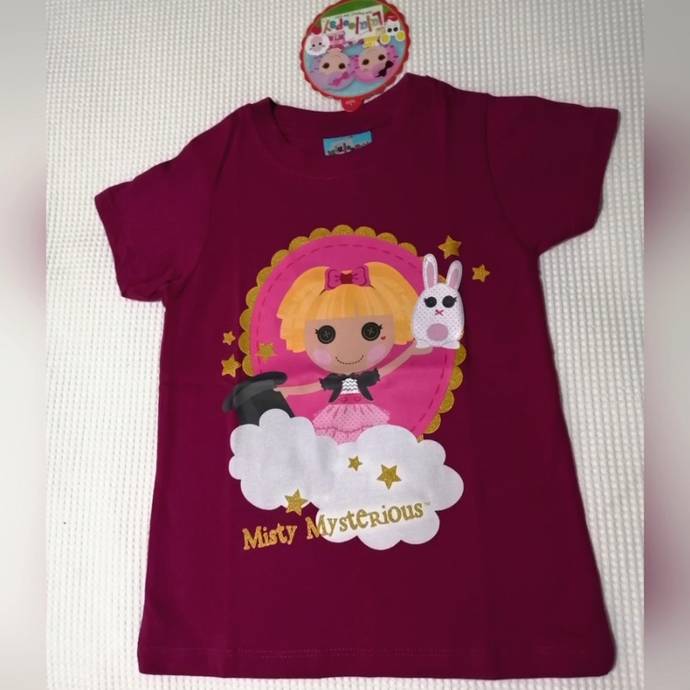 🔥SALE🔥 Lalaloopsy Misty Mysterious Girl's T-shirt Tee NWT Size 4T